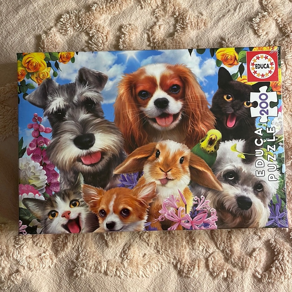 Cute Pets Animals 200 Piece Puzzle